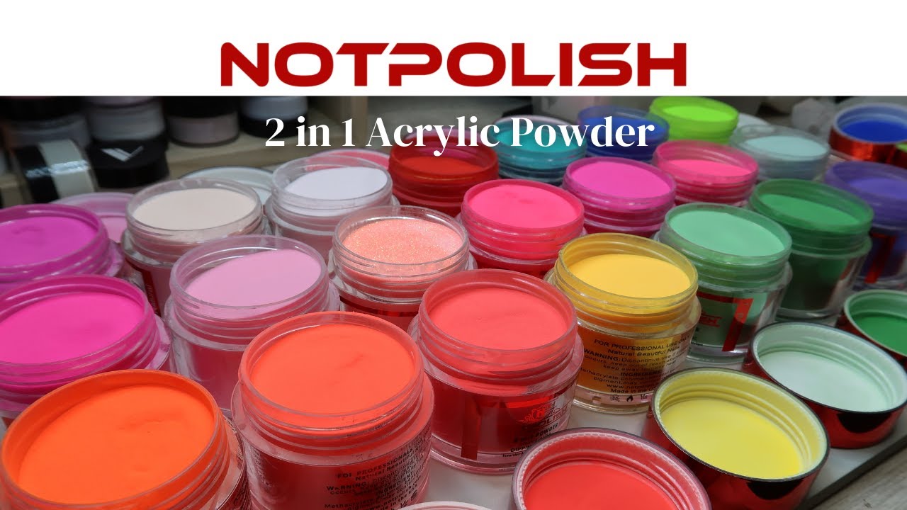 Swatching My ENTIRE Not Polish Acrylic Powder Collection | Dyingforcolor