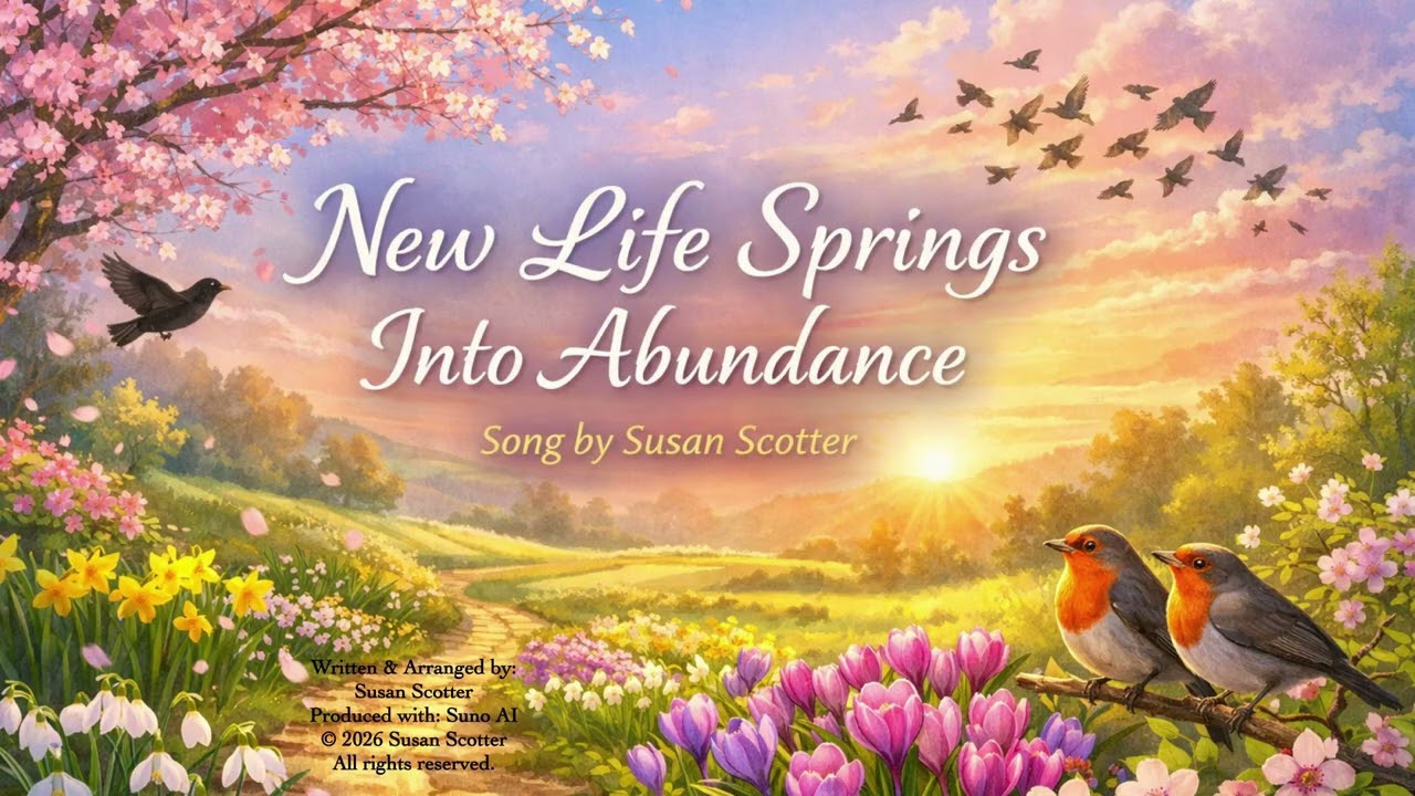 New Life Springs Into Abundance 🌷Spring Song by Susan Scotter🌷