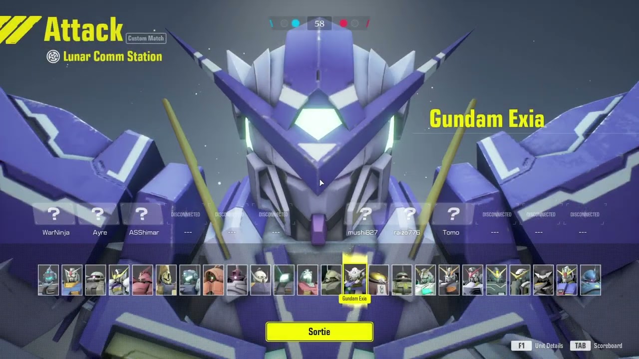 Gundam Evolution | Cooking with Exia in Lunar Comm Station