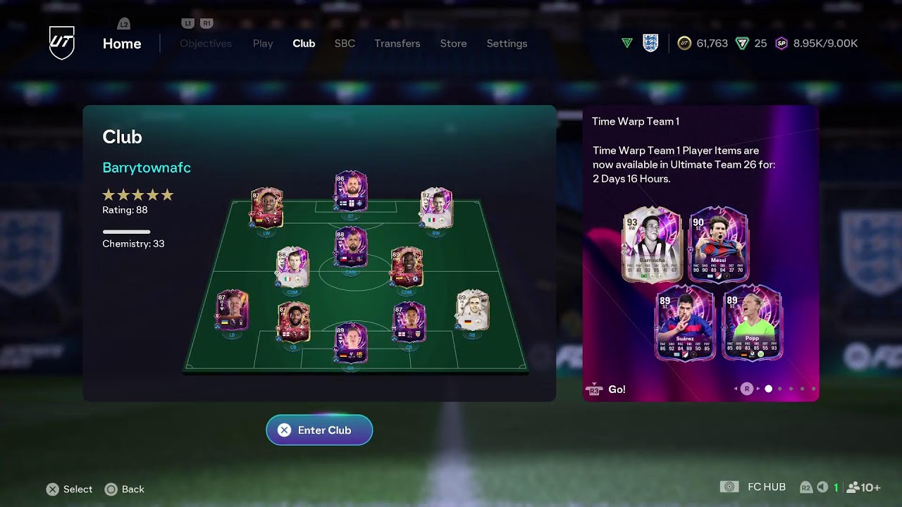 Fc 26 division rivals time warps 86 pukki and 87 matic and 86 young and 88 vidal  PlayStation 5