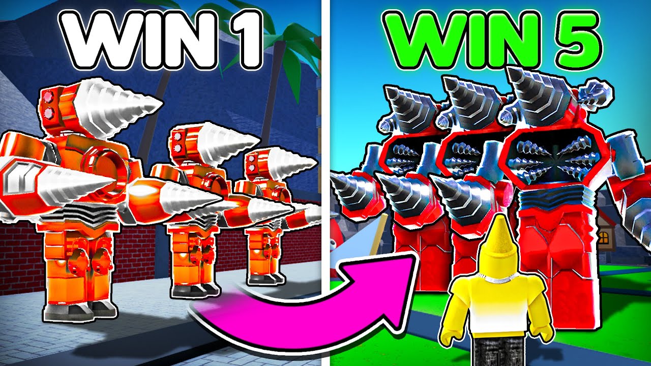 Winning EVOLVES My Units in Toilet Tower Defense!