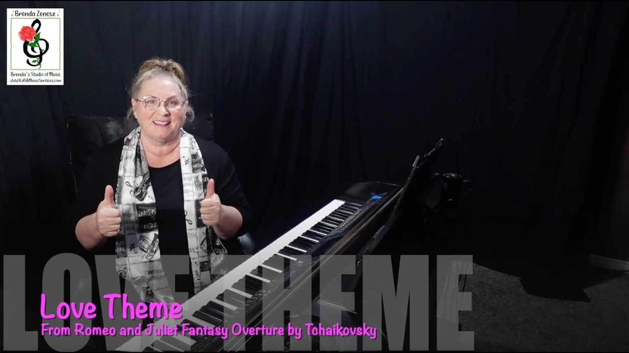 Love Theme from Romeo And Juliet - Tchaikovsky - Piano Solos with Brenda