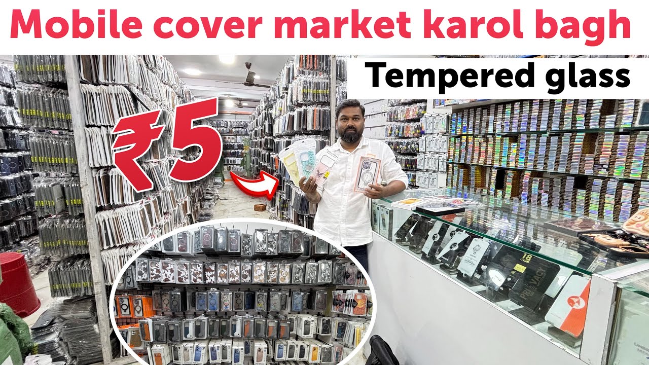 iPhone Covers ₹10 | Karol Bagh Wholesale Mobile Cover Market | Cheapest Accessories in India 2026
