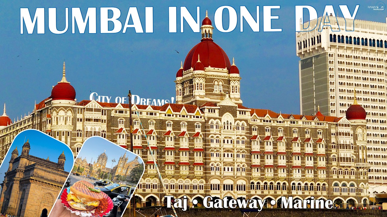 Mumbai in One Day | Taj Mahal Palace, Gateway & Marine Drive | Raha's Travelogue | Himalayan 450