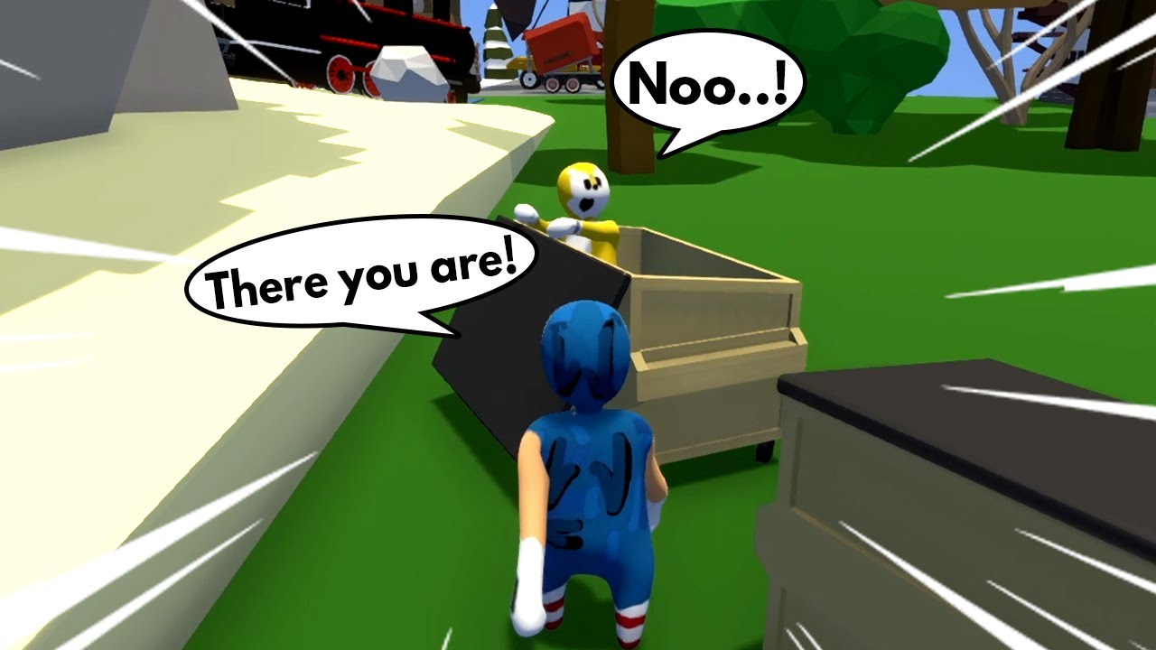 SONIC AND TAILS PLAYING HIDE AND SEEK in HUMAN FALL FLAT