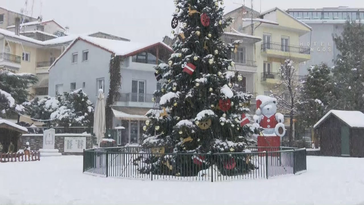 Χιόνια στη Φλώρινα
