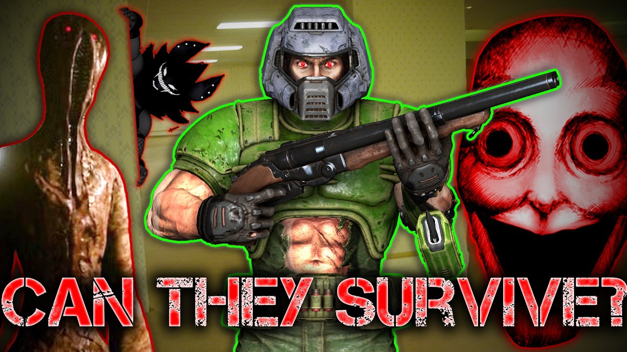 Can The Backrooms SURVIVE THE DOOM Marine From DOOM?