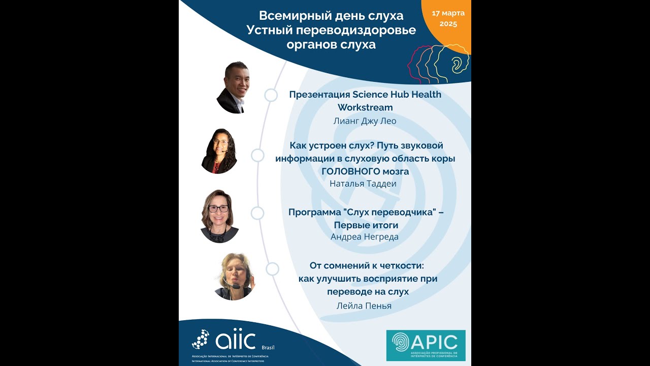 Всемирный день слухаУстный переводиздоровье органов слуха (Russian)