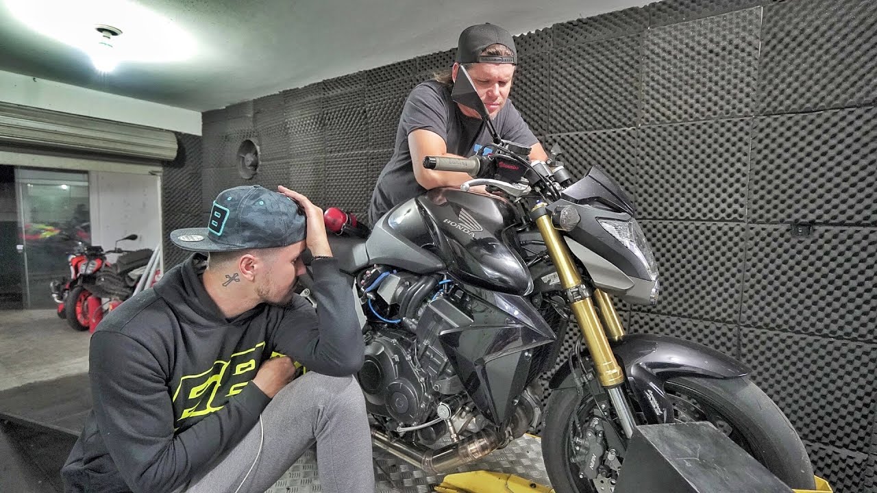 FOMOS ACERTAR A CB1000 TURBO E DEU RUIM