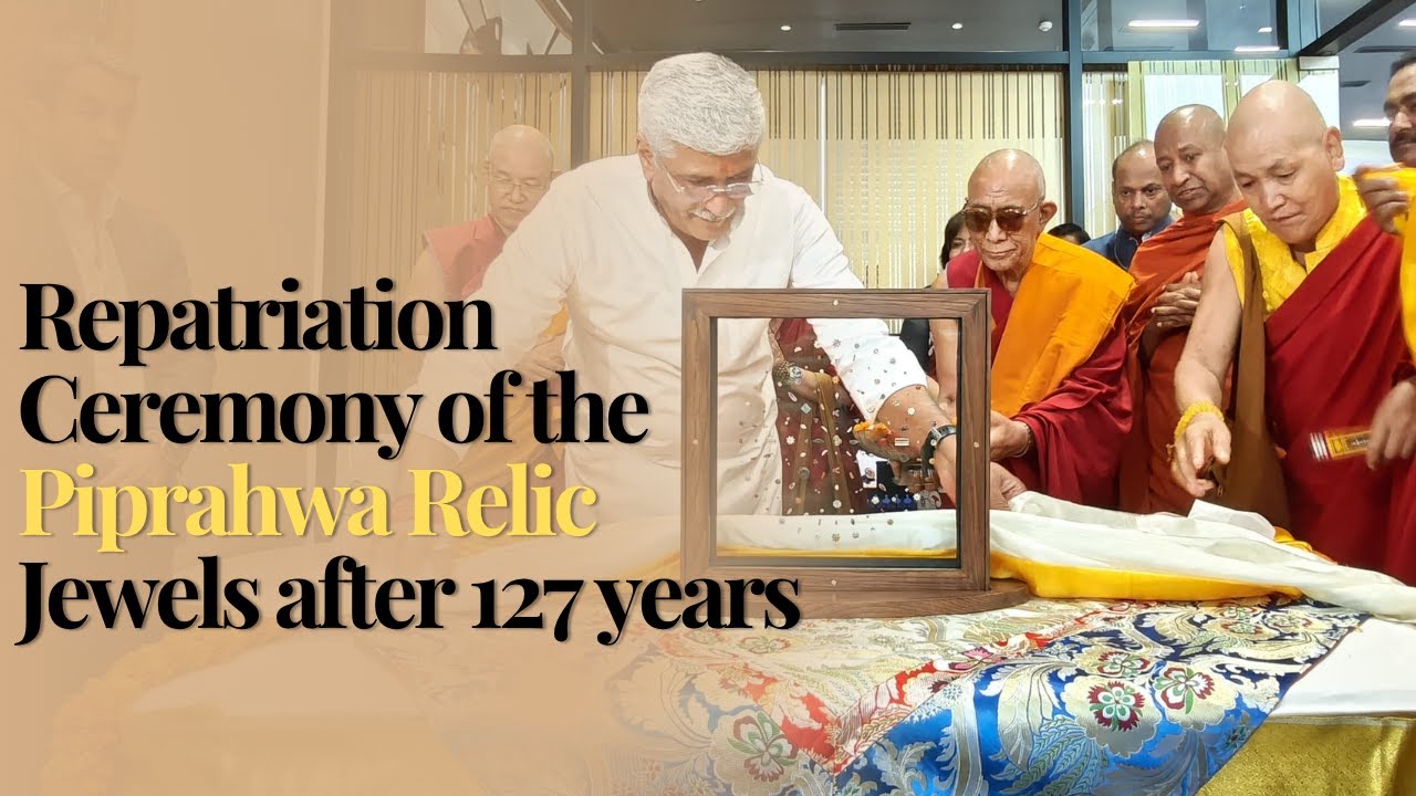 Homecoming of the sacred Piprahwa Relic Jewels of Lord Buddha after 127 years | Buddhism | IBC