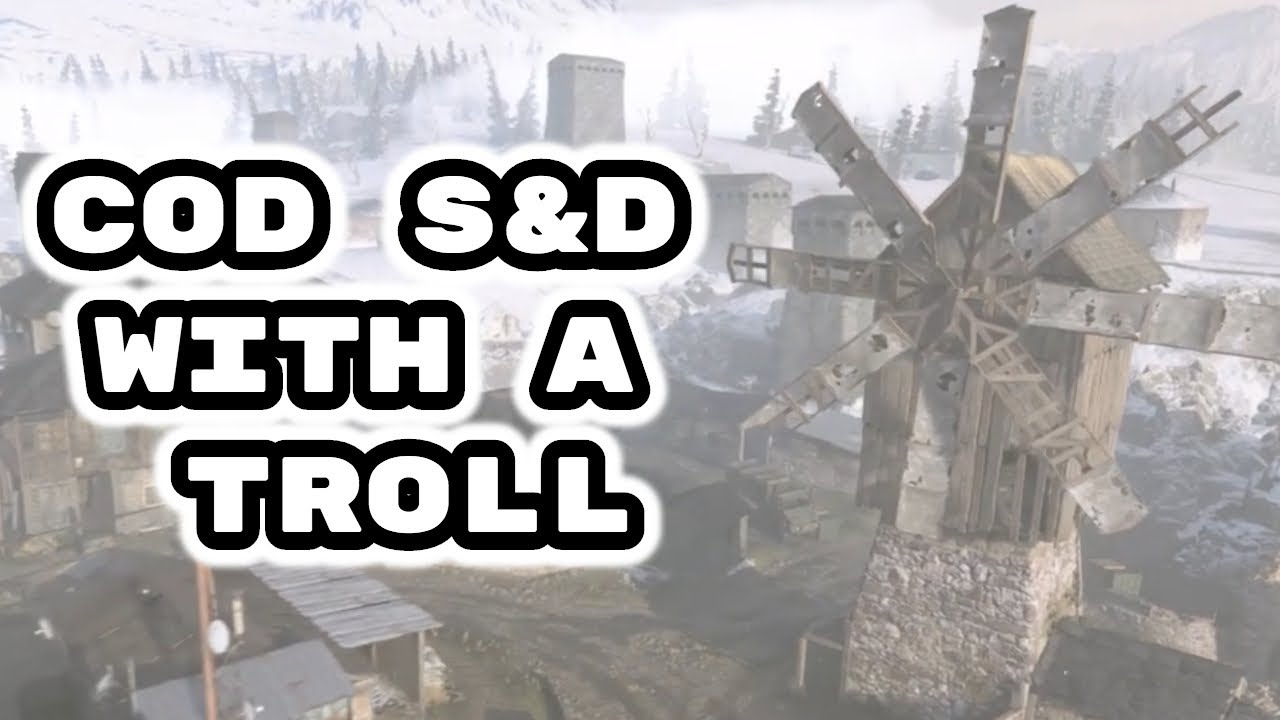 COD MW- FUNNY MOMENTS (S&D WITH A TROLL)
