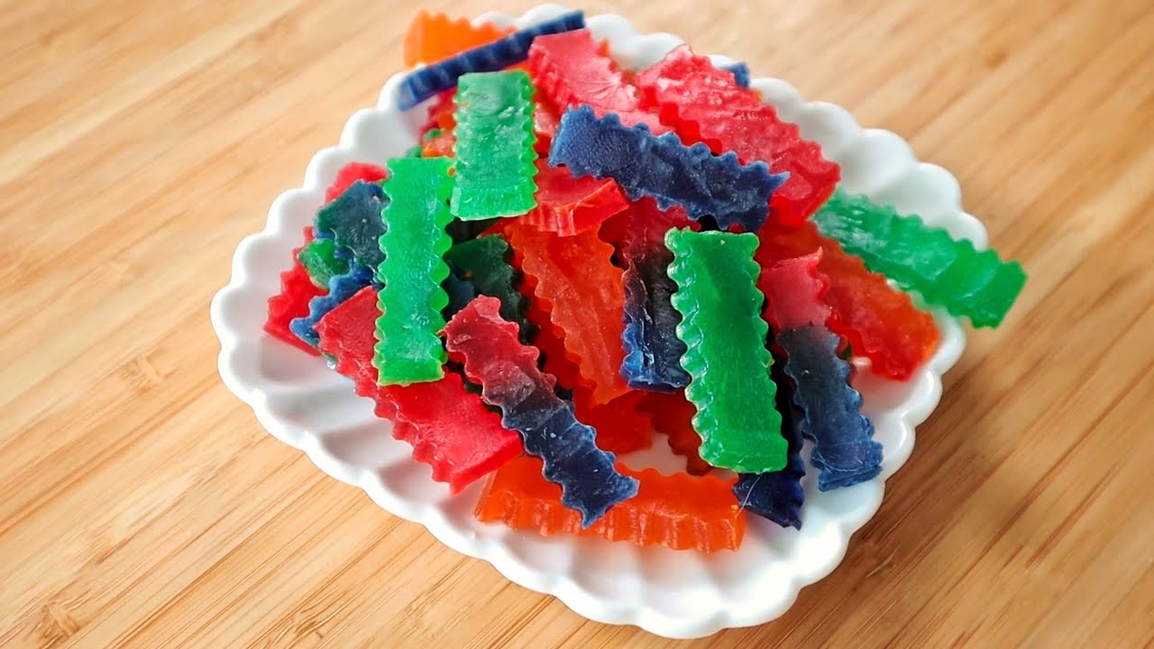 5 Bahan Mudah! Cara buat Agar Agar Kering Tradisional tanpa jemur (bonus ASMR mukbang) | basickeli