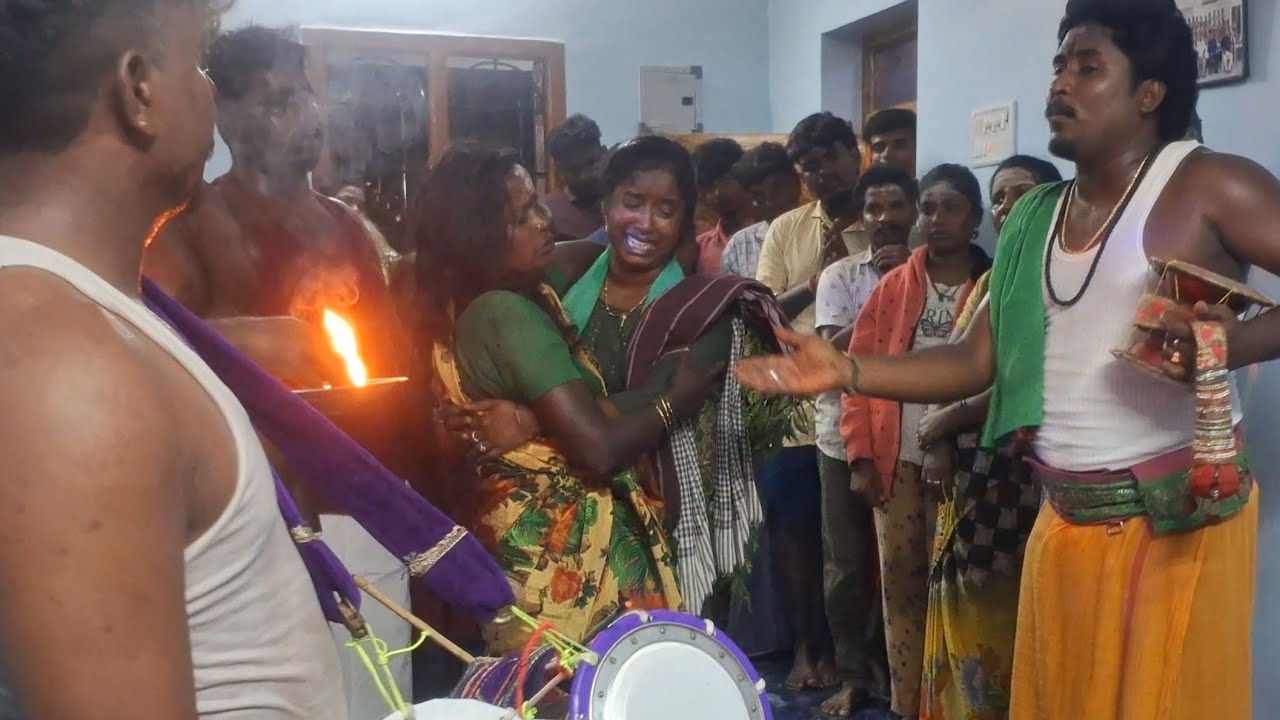 ✨️குடும்பமே 😭கண்கலங்கி 😭அழுது கொண்டு பெண்மீது 😭மாண்டவர்கள் சாமியாட்டம்| #Nagaraj pambai brand music
