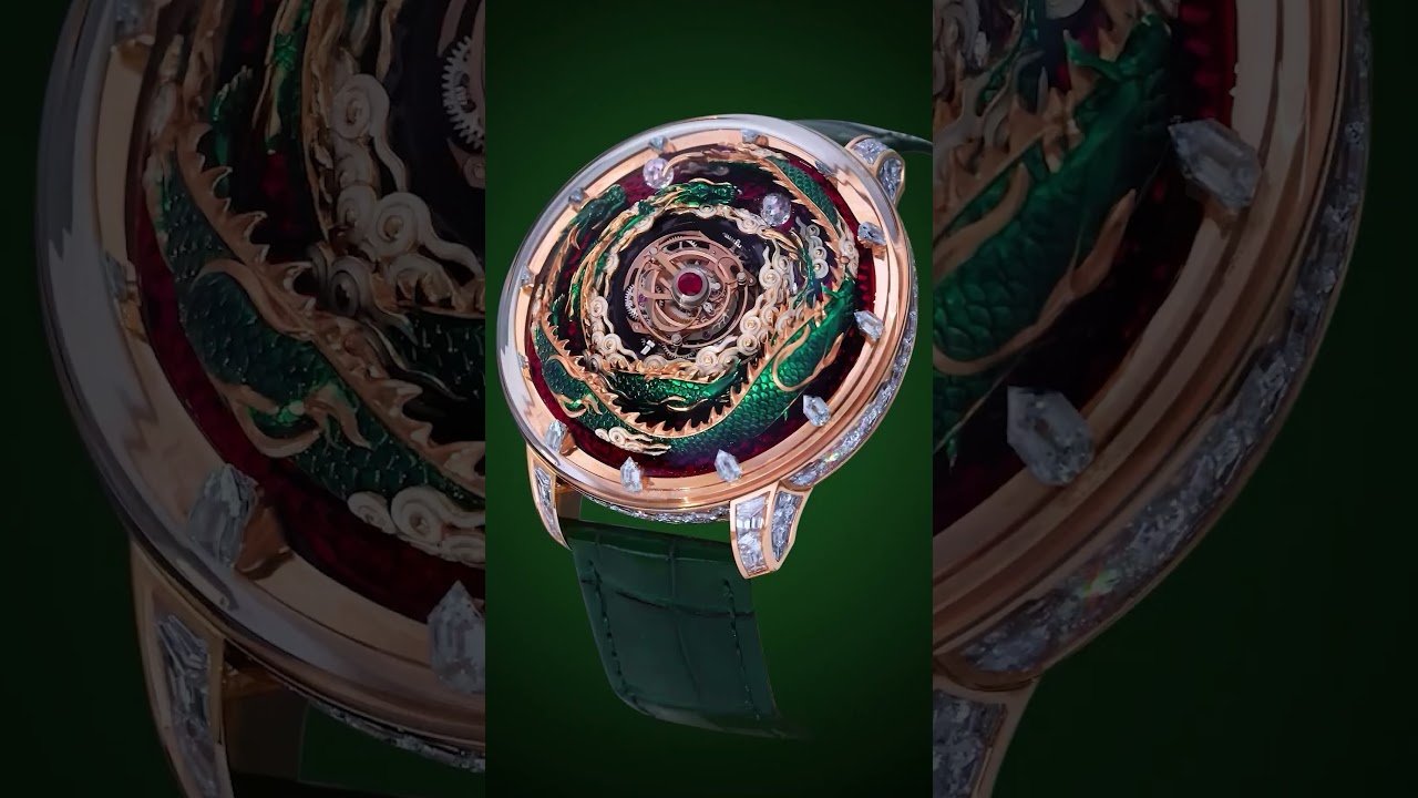 The Jacob & Co Mystery Tourbillon Double Dragon #shorts