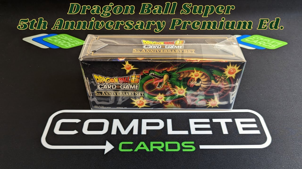 Dragon Ball Super Card Game 5th Anniversary Set Premium Edition