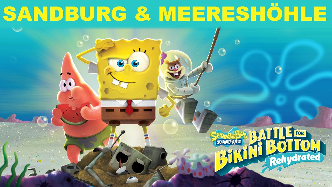 Sandburg & Meereshöhle | Spongebob Battle for Bikini Bottom Rehydrated #008[BLIND] PS4 Gameplay