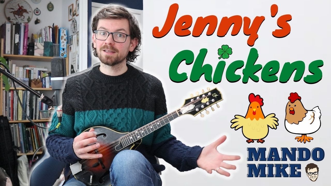 Jenny's Chickens - An Irish Reel - Mandolin Lesson (Advanced)