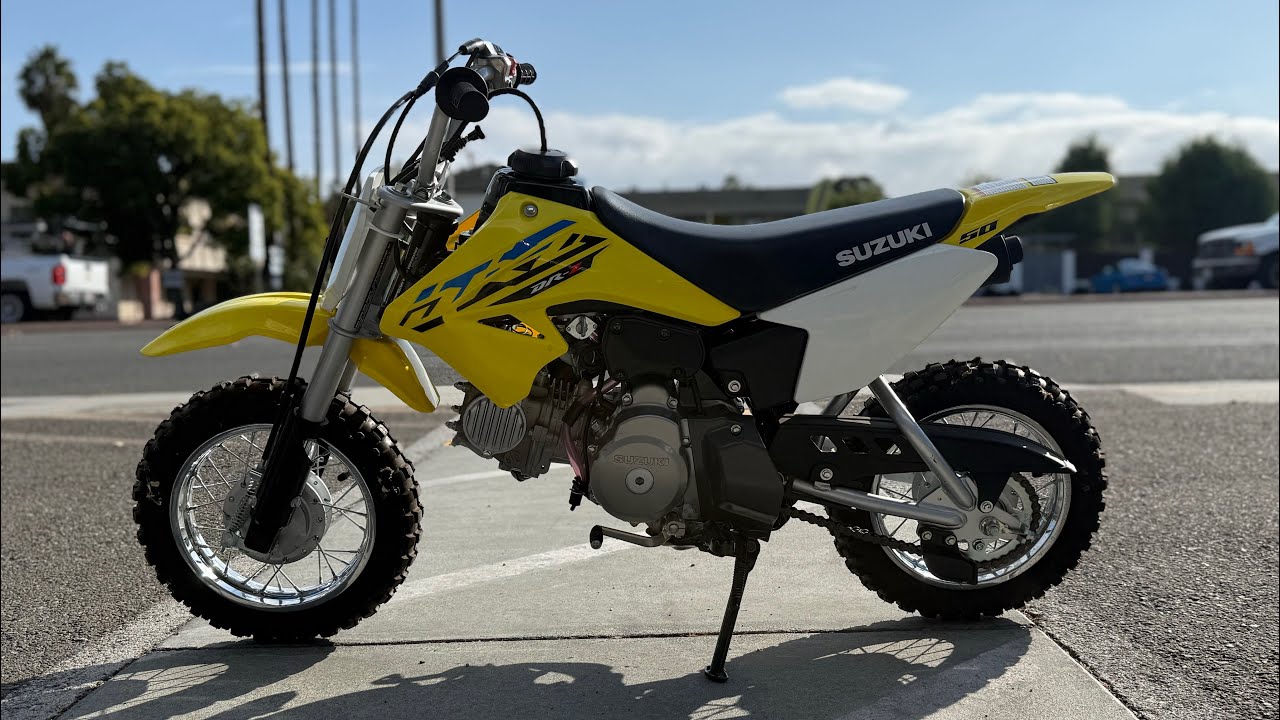 Suzuki DRZ50 2024 года выпуска... Как новый маленький мотоцикл для мотокросса в районе залива Сан...