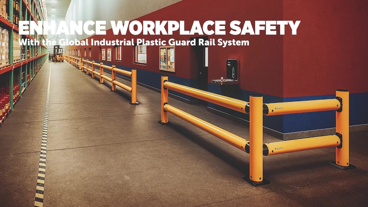 Global Industrial Flexible, Self-Healing Guard Rail System