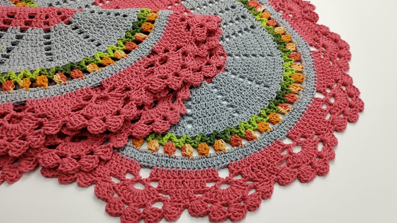 TAPETE MAITÊ #crochet #artesanato #crochêfacil
