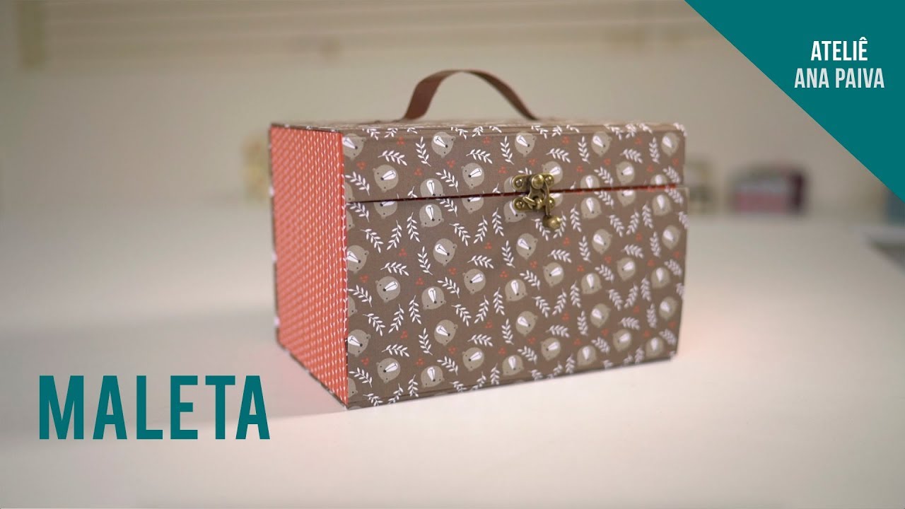 Maleta - Cartonagem | Ateliê Ana Paiva