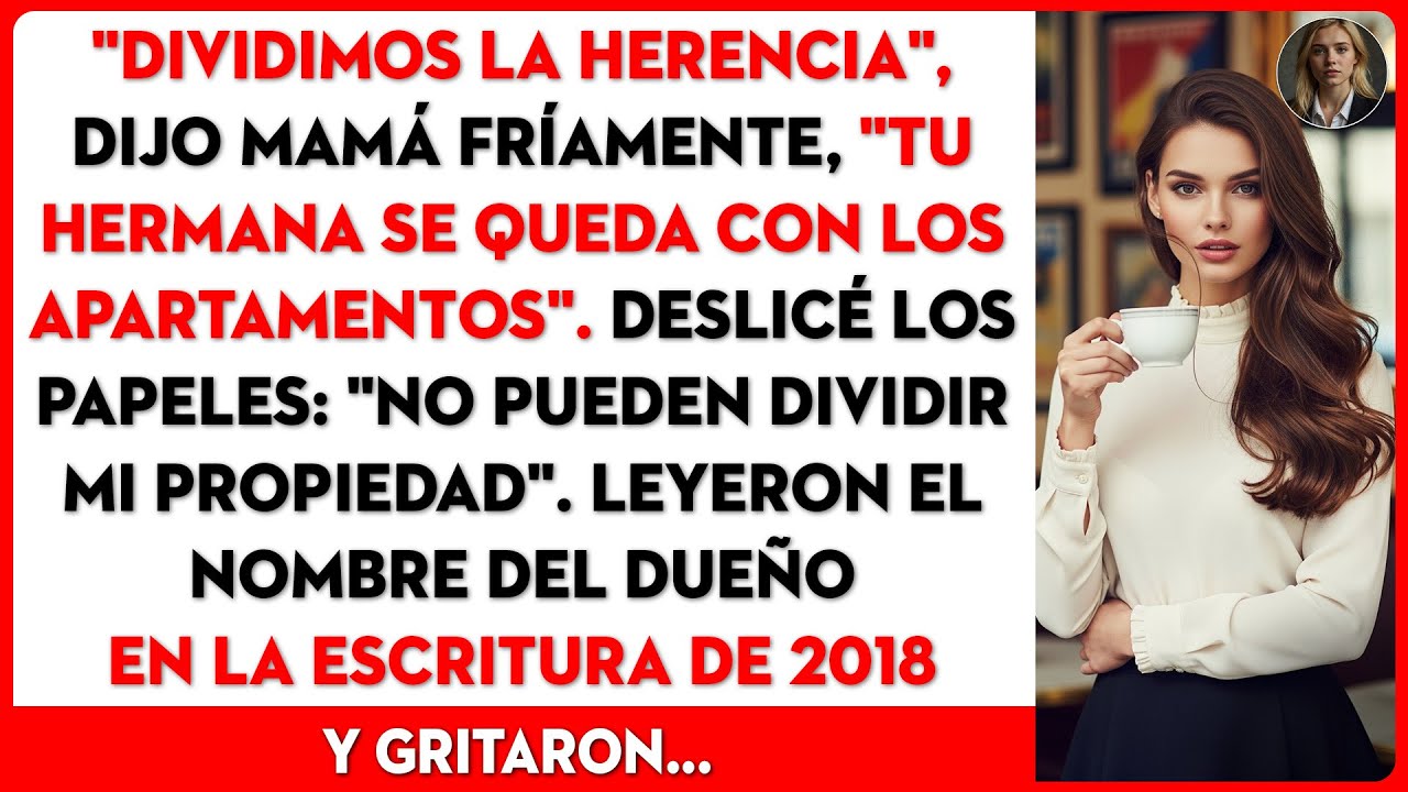 Mis padres repartieron la herencia de mi abuela sin mí. No saben que es mía desde 2018.