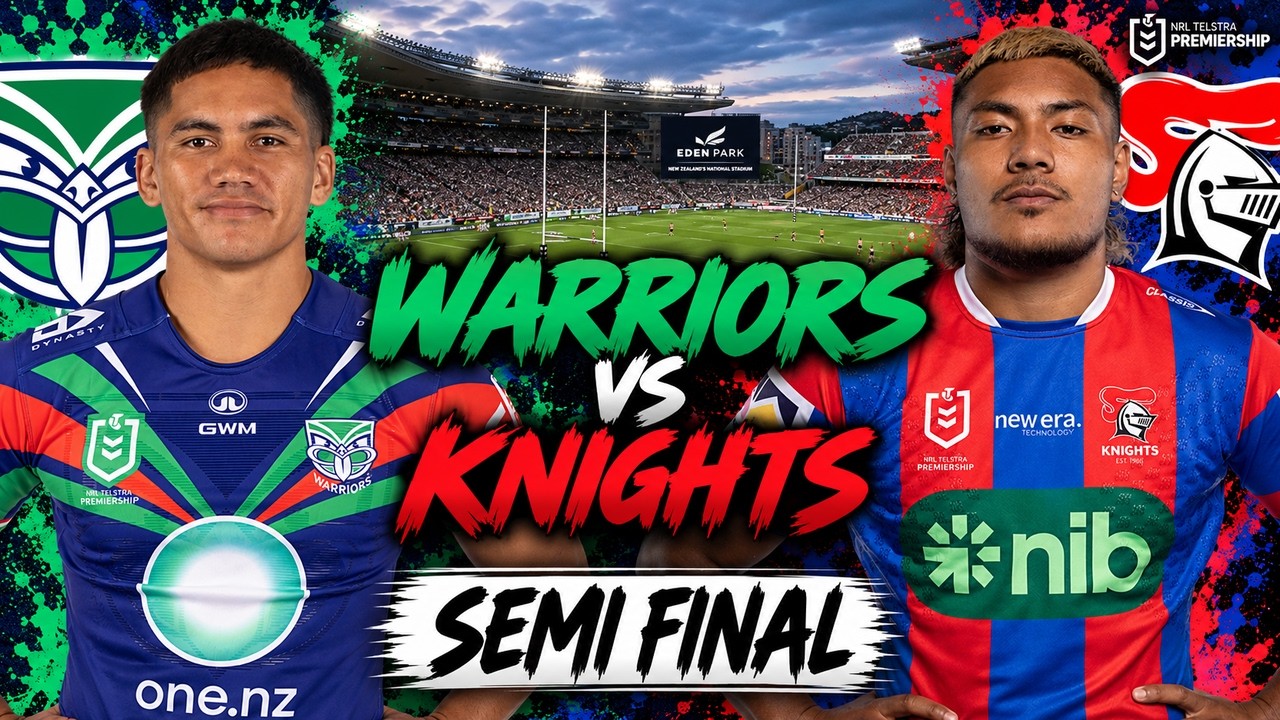 New Zealand Warriors vs Newcastle Knights | NRL Semi Final | Live Stream Commentary
