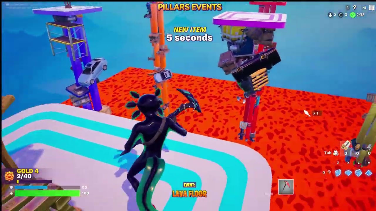 Pilares en fortnite