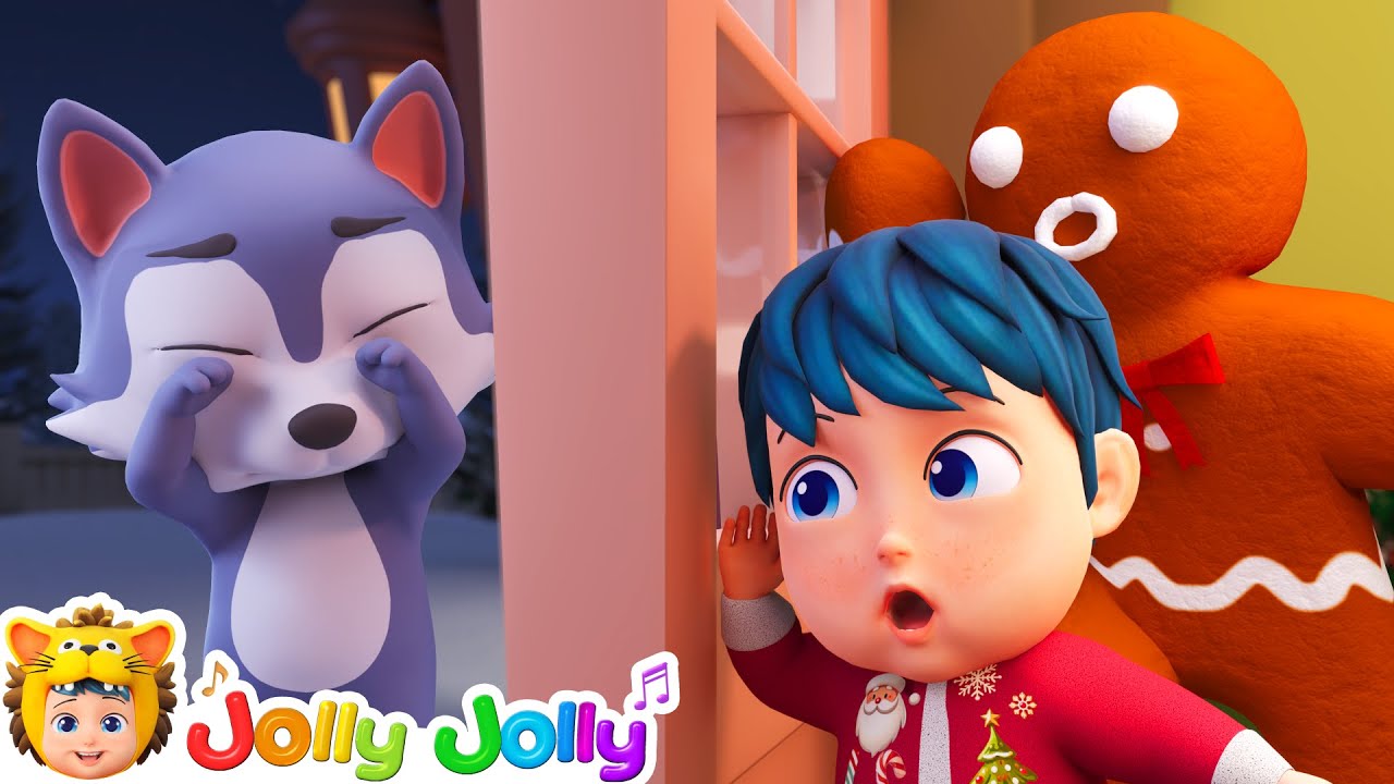 Who's at the door on Christmas🎄 | We Wish You a Merry Christmas | Jolly Jolly - Learn and Play