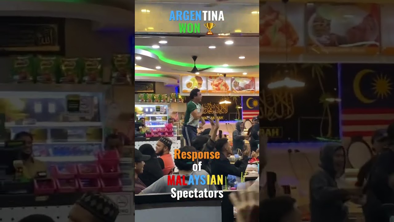 How Malaysian Fans Reacted on Argentina&rsquo;s Win 🏆