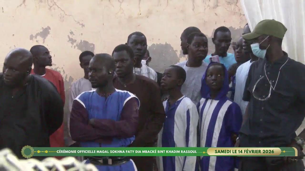 🔴LIVE TOUBA - Cérémonie Officielle Magal Sokhna Faty Dia Mbacké Bint Khadimur Rasuul - 14/02/2026