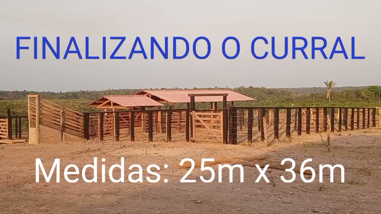 Curral finalizado