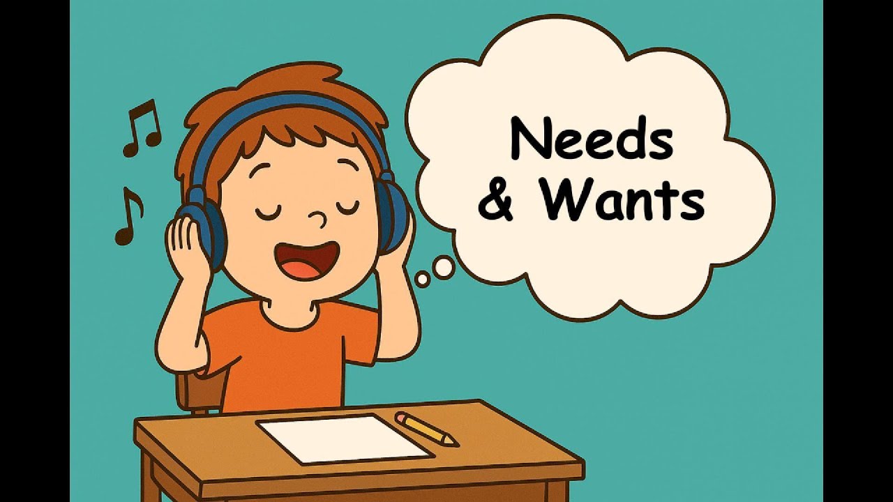 Needs vs Wants Song for Kids | Fun Learning Music Video With Examples!
