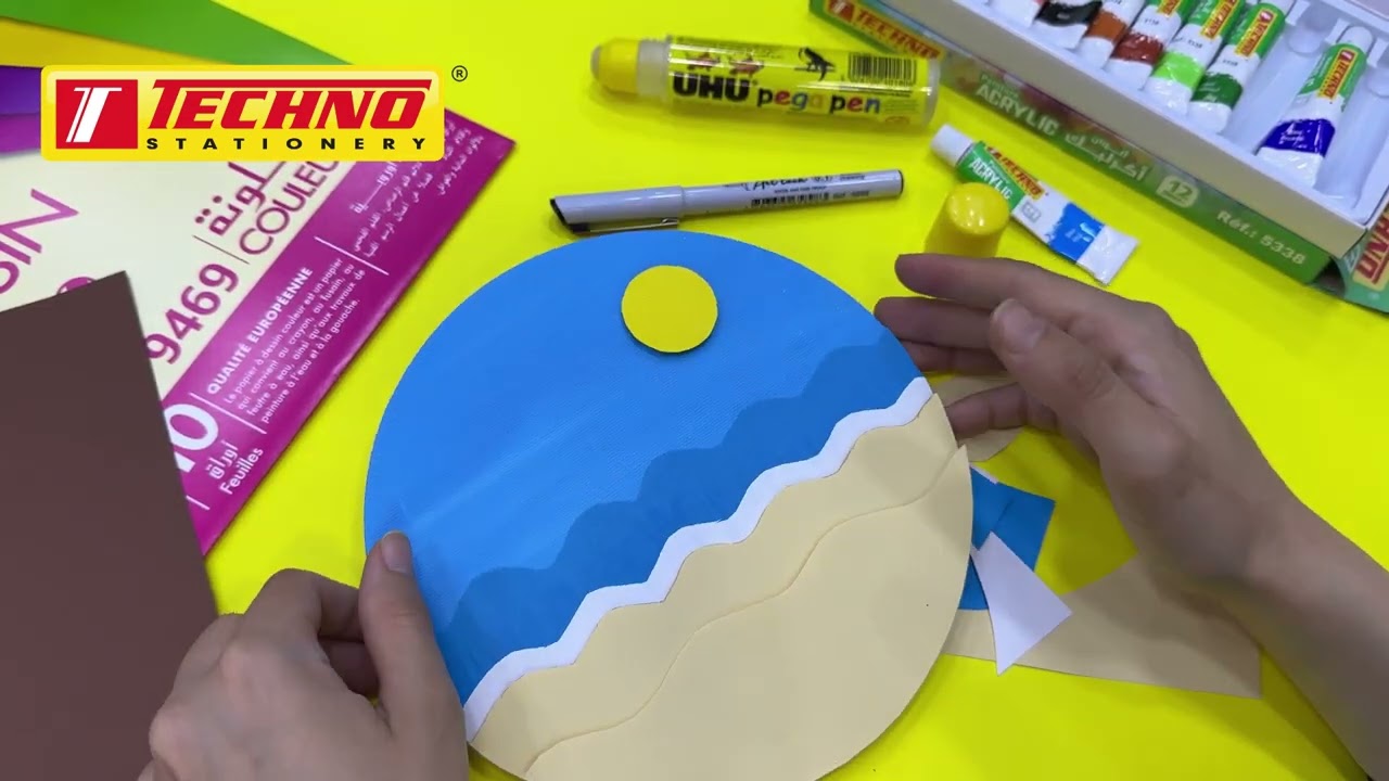 اصنعوا مع أطفالكم ذكريات ما تتنساش بنشاط DIY على البحر.🌊