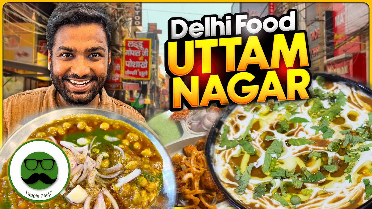 Uttam Nagar Food Tour | Delhi Street Food | Veggie Paaji