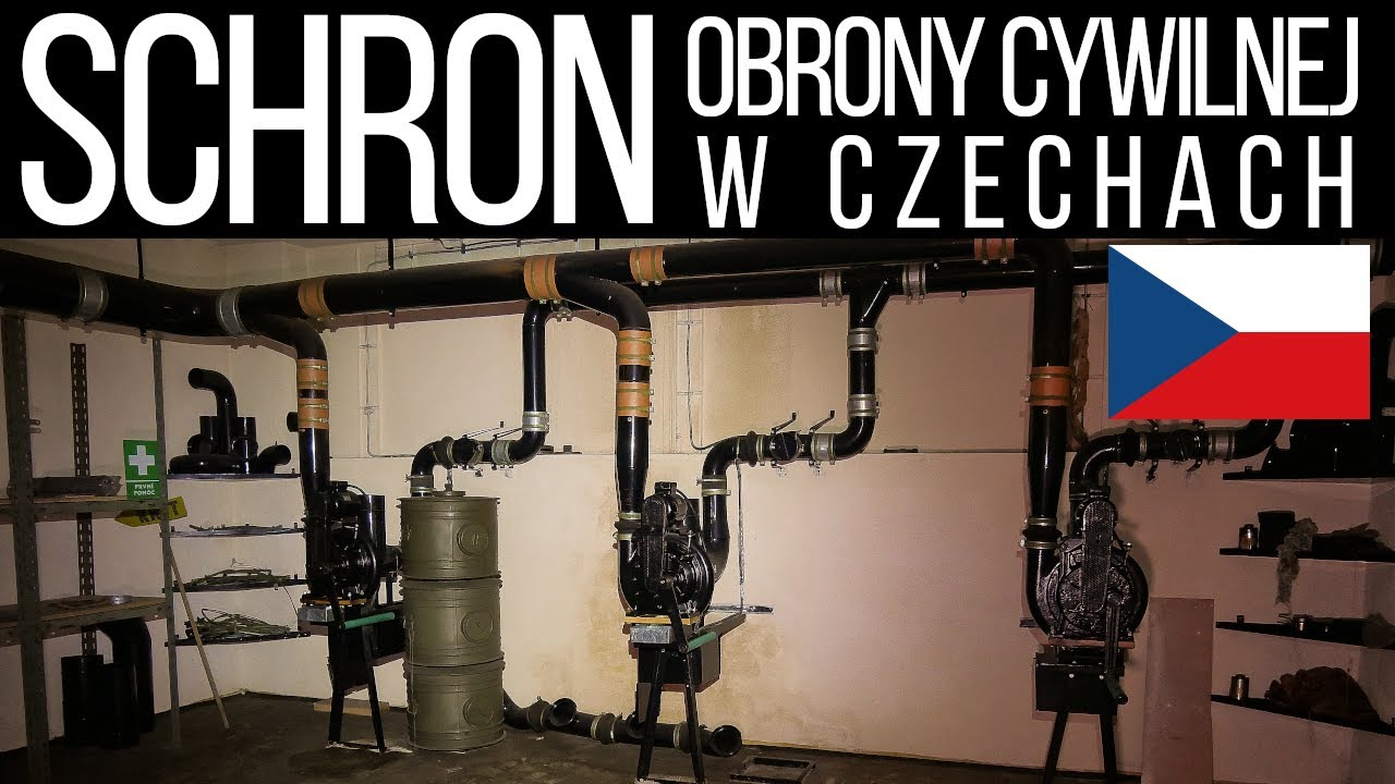 💣 Schron Obrony Cywilnej - Czechy - bunkier przeciwatomowy - URBEX 4K 026