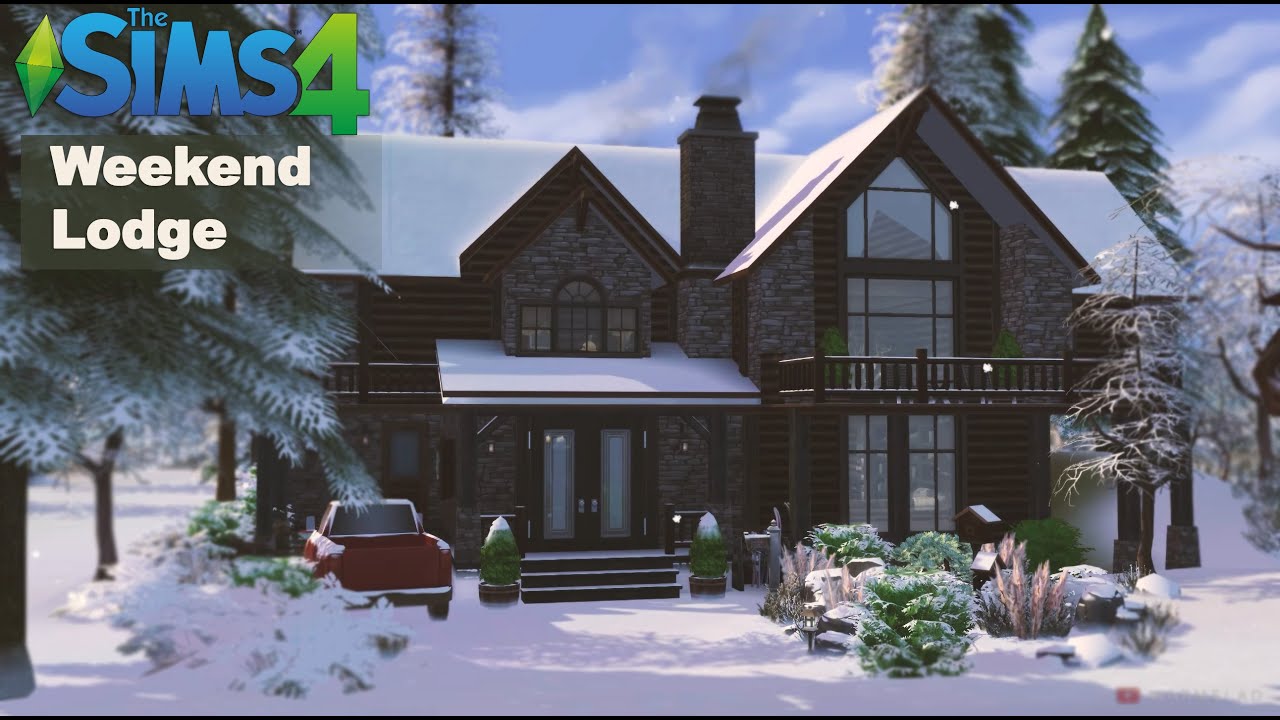 Timber Weekend Lodge 🦌 (noCC) The SIMS 4 | Stop Motion