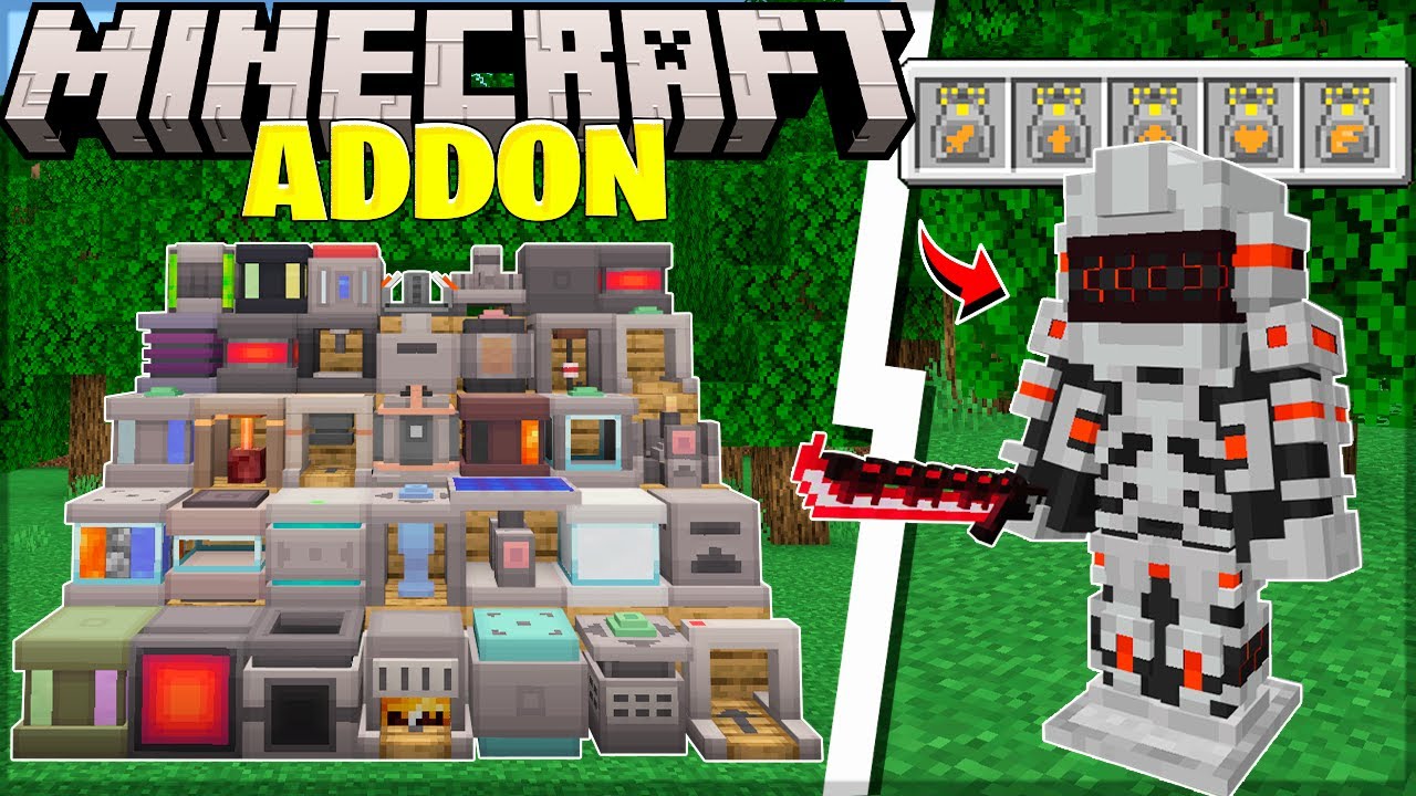 🔥ESSE É O MELHOR ADDON DE MAQUINAS PARA O SEU MINECRAFT PE 🔥{1.21+}🔥