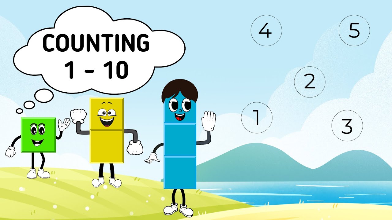 Counting from 1 to 10 - Early Math | Numberblocks