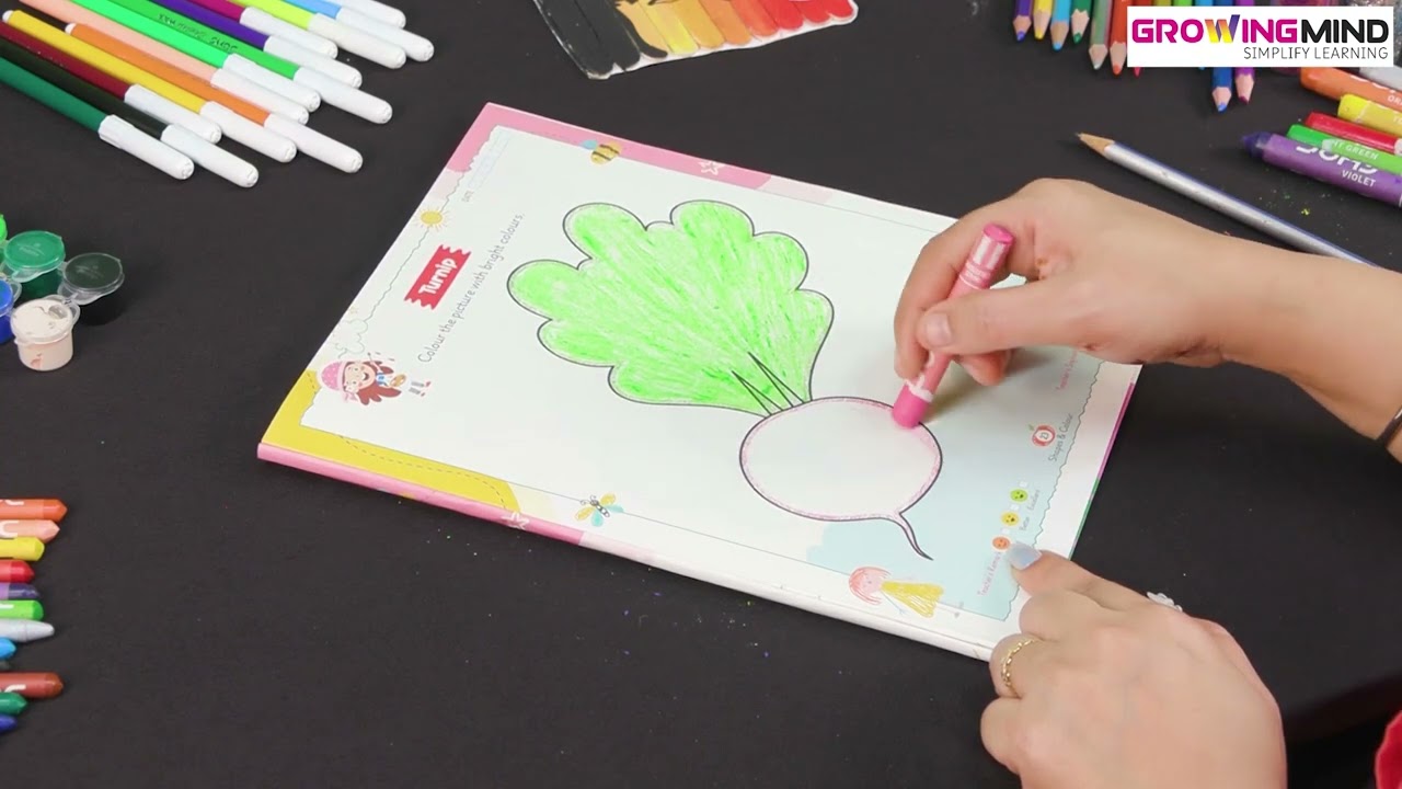 Pg 23 | Turnip | Playway | Shapes & Colour | Growing Mind | For children