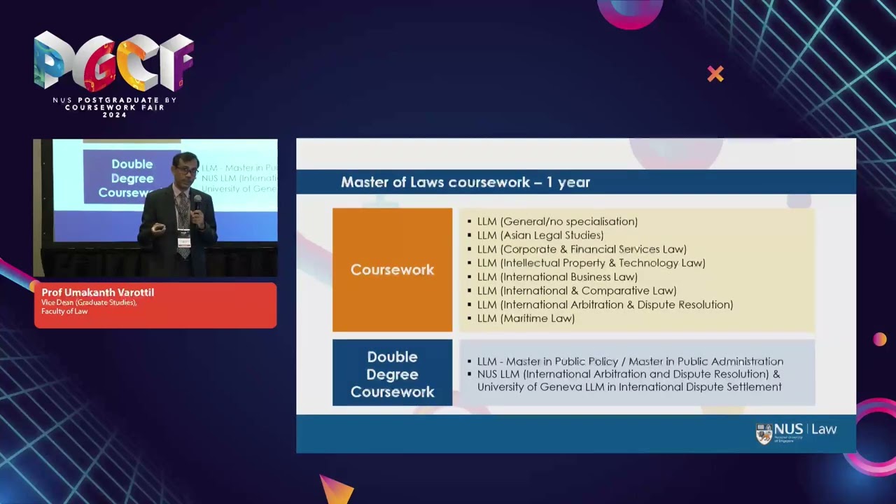 Graduate Programmes at NUS Faculty of Law