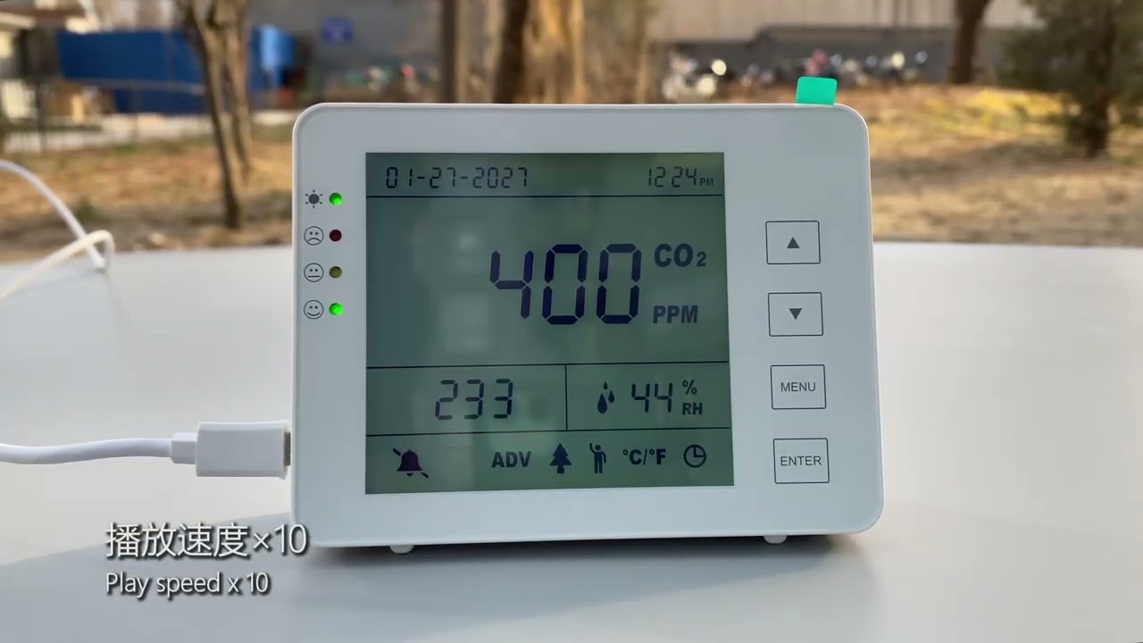 SA1300P CO2 Monitor Manual Calibration