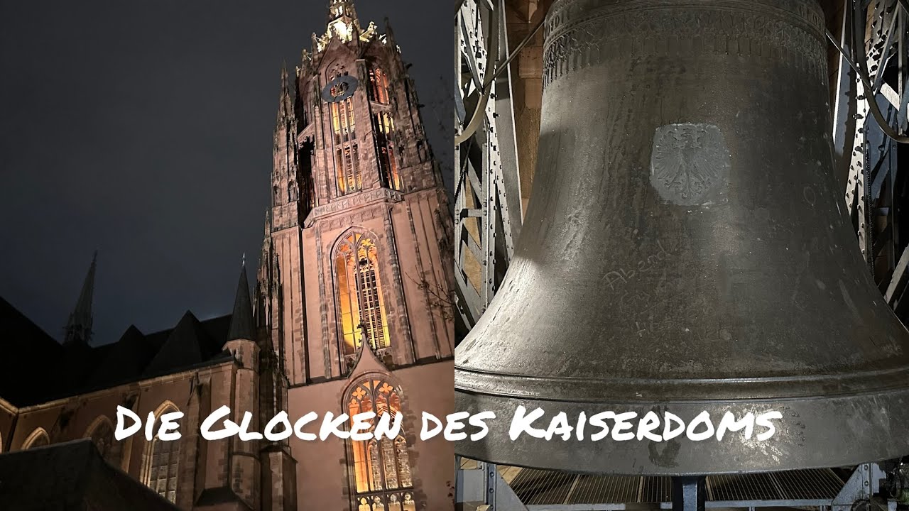 Frankfurt am Main (F) Vollgeläut des Kaiserdoms zum Stadtgeläut.