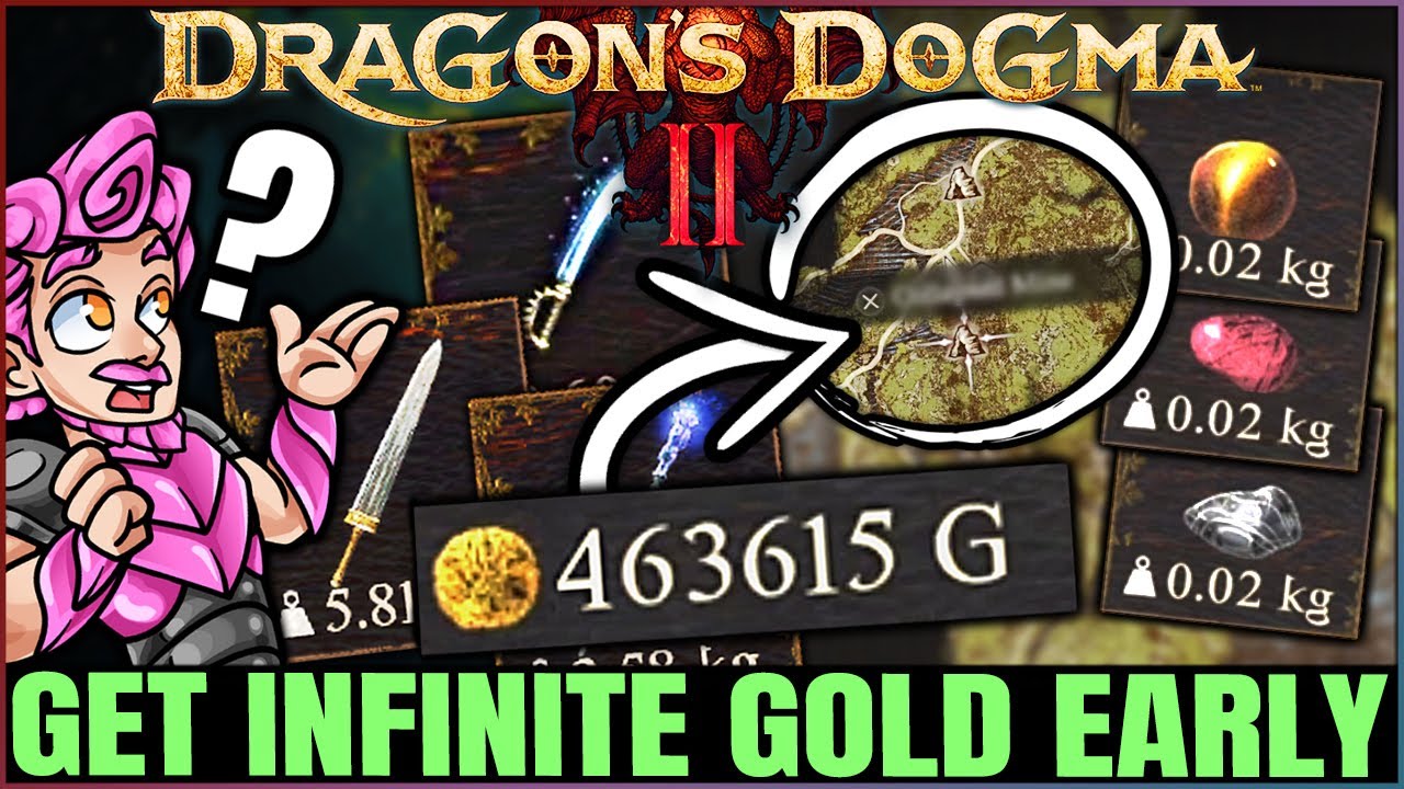 Dragon's Dogma 2 - Best Early Gold Farm Guide - Easy 100K+ Per Hour - Get OP Weapons & Armor Fast!
