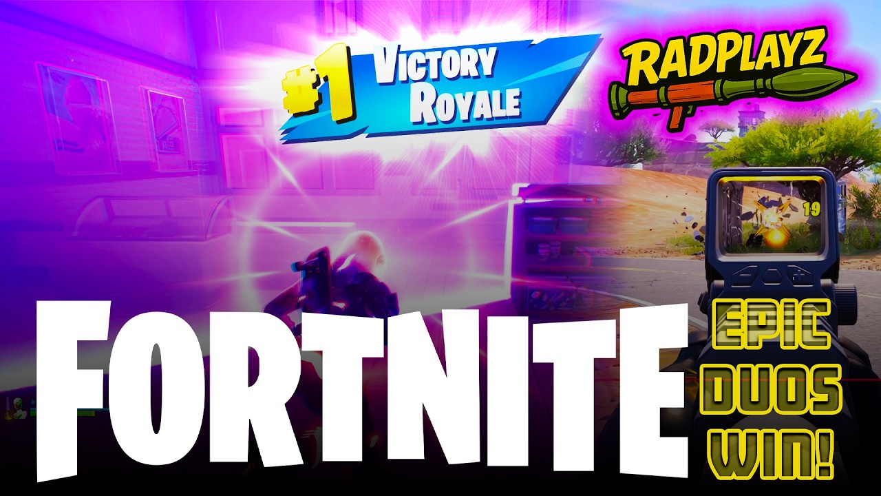 Epic Fortnite Duos Win! First Game back with a Victory Royale | Fortnite Battle Royale