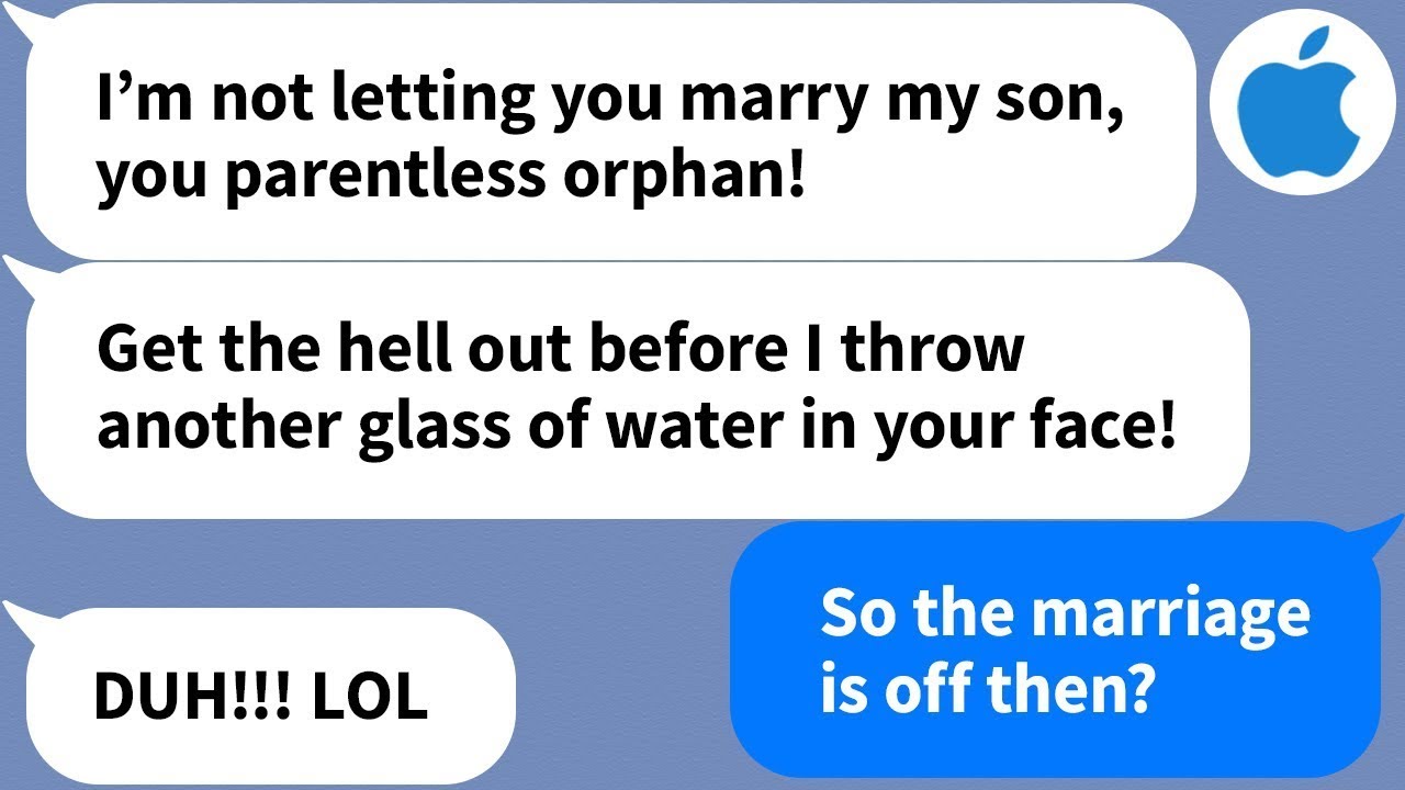 【Apple】My future MIL throw water in my face for being raised as an orphan, but then...