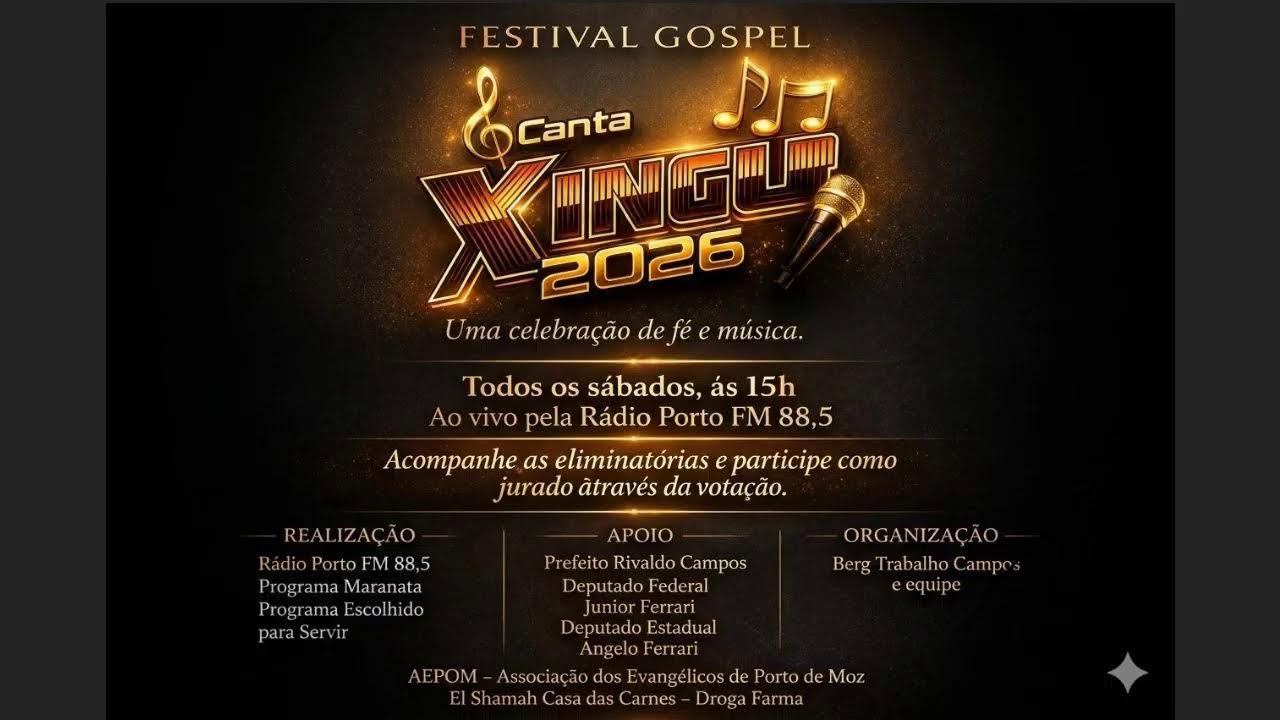 Festival Gospel Canta Xingu 2026