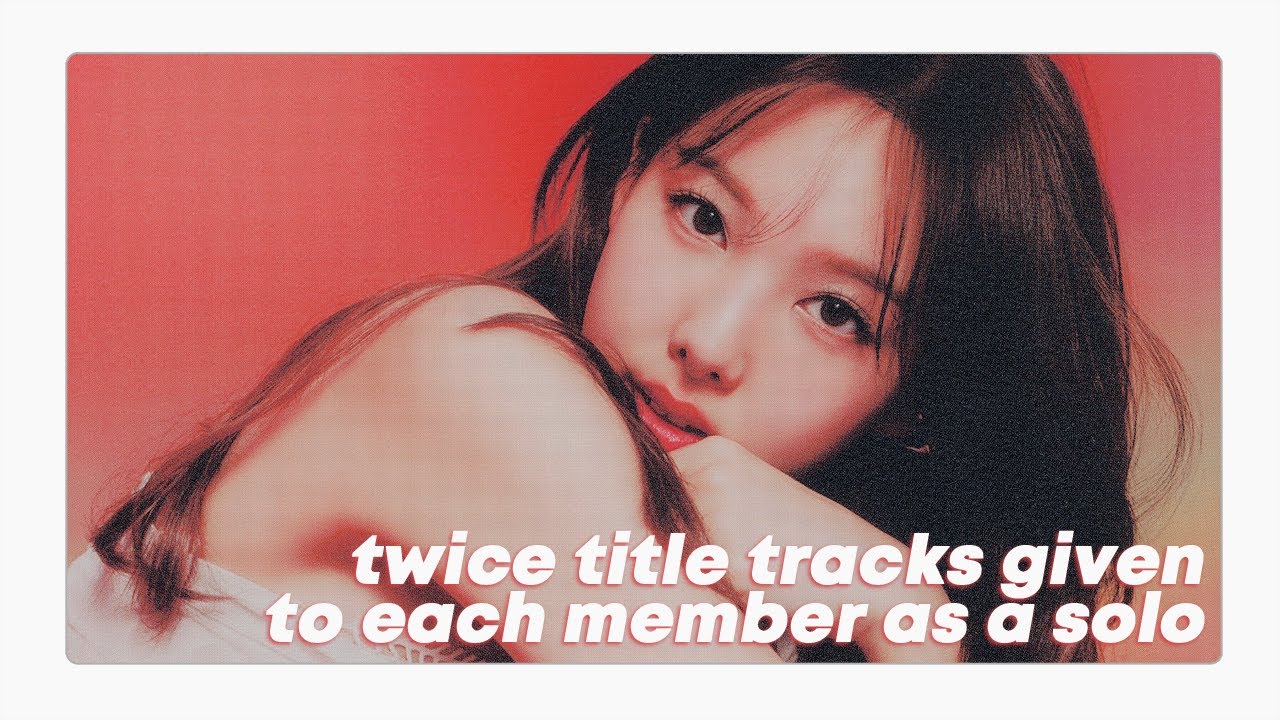 ( ai ) twice title tracks given to each member as a solo (( 300th video ))