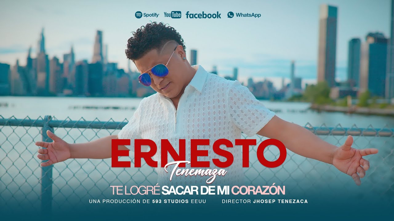 ERNESTO TENEMAZA (TE LOGRÉ SACARTE DE MI CORAZÓN) Video Oficial 2025