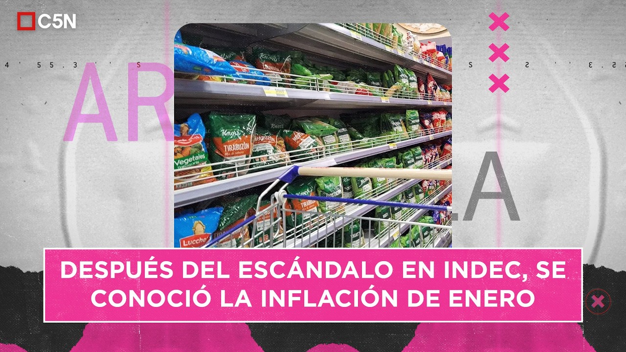 INDEC: la INFLACIÓN de ENERO fue de 2,9%